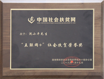 6-2080130“互联网+”社会扶贫声誉奖